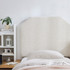 Tavira Allure® - Boucle Dorm Outlet Headboard with Legs - Taupe Cream