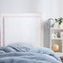 Tavira Allure® College Dorm Outlet Headboard with Legs - Corded - White