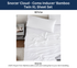 Fluffy Faux Fur Twin Extra Long Comforter Set Oversized Bedding for College Apartment Essentials Checklist for Girls Neutral Dorm Room Decor