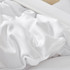 Luxury Twin XL Comforter Set with Pure White Pillow Shams Rayon Bedding Silky Bedspread Neutral Dorm Decor College Essentials