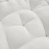 Neutral Boho Dorm Decor College Apartment Essentials Tufted White Floor Pillow Thick Oversized Pouf Rectangle Cushion