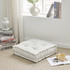 Oversized Floor Pouf Extra Large Cushion White Dorm Room Decor College Seating Pillow