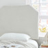 Textured College Headboard Creamy White Dorm Room Decor Ideas Trendy Twin XL Bedding Essentials