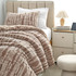 Extra Long and Extra Wide Twin Textured Comforter Set Includes Standard Dorm Size Pillow Sham
