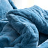 Blue Textured Dorm Comforter and Standard Size College Pillow Sham Sets Unique Twin Extra Long Bedding Essentials