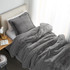 2 Piece Twin XL College Comforter Set Includes Oversized College Comforter and Matching Dorm Pillow Sham