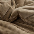 Snowball Double Chunky Bunny® - Coma Inducer® Twin XL Comforter Set - Baby Coriander Brown