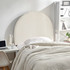 Tavira Allure® Outlet College Dorm Headboard - Rounded Corded - Cream