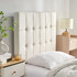 Tavira Allure® Outlet College Dorm Headboard - Ribbon Tufted Rectangle - Cream
