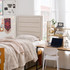 Tavira Allure® Outlet College Dorm Headboard - Panel Raised - Beige Taupe