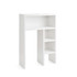 Yak About It® Extra Tall Thick - College Desk Bookshelf Dorm Hutch - White