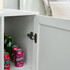 Yak About It® Mini Fridge Cabinet Console - White