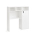 Yak About It® Locker Safe College Desk Bookshelf Dorm Hutch - White