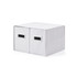 TUSK® Bin Drawers (Side by Side) - White