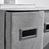 Easy to Match College Decor Ideas Gray Dorm Storage Bins Durable College Storage
