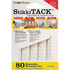 StikkiTACK™ Removable & Reusable Mounting Putty Tabs - 80PC