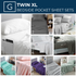 Silky Bed Sheets Twin XL Bedding for Dorm Essentials Bundle Package College Apartment Kit Cozy Microfiber Sheet Set