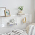 Ciao Bella® - Slim Classic Acrylic College Dorm Bedside Shelf