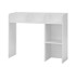 REFURB Classic Dorm Desk Bookshelf - White
