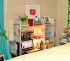 REFURB Classic Dorm Desk Bookshelf - White