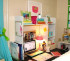REFURB Classic Dorm Desk Bookshelf - White