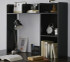 REFURB Classic Dorm Desk Bookshelf - Black