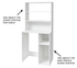 REFURB Yak About It® Mini Fridge Dorm Station - White