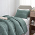 Down with the Thinness - Coma Inducer® Twin XL Comforter Set - Duck Green