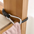 Cotton Dorm Bungee Bed Skirt 3 Panel Set - Darkened Blush