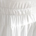 Microfiber Dorm Desk Skirt - White