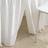 Microfiber Dorm Desk Skirt - White