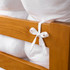 Rainha® - Puffy Tufted Tall College Headboard - White