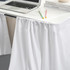 Cotton Dorm Bungee Desk Skirt - Farmhouse White