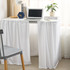 Cotton Dorm Bungee Desk Skirt - Farmhouse White