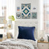 Rainha® Velvet Euro Pillow - Navy