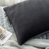 Rainha® Velvet Euro Pillow - Gray