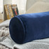 Rainha® Velvet Bolster Pillow - Navy