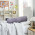 Rainha® Cotton Bolster Pillow - Taupe Gray