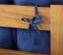 REFURB Rainha® - Puffy Tufted College Headboard - Royal Navy Blue