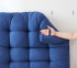 REFURB Rainha® - Puffy Tufted College Headboard - Royal Navy Blue