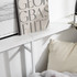 Suprima® Dorm Bedside Console - Single Shelf with Outlet - White