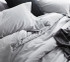 Natural Loft® Gray Dorm Bedding Twin Extra Long Duvet Cover