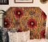 Unique Twin XL Dorm Bedding Headboard Colorful College Decor Vibrant African Wild Flower Pattern