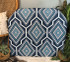 One-of-a-Kind Dorm Room Headboard for Twin XL Bed Handmade College Decor Gita Navy Pattern