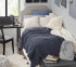 Dark Gray Dorm Bedding Fleece Twin Extra Long Oversized Throw Blanket Cozy College Essentials