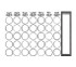 Sketch Monthly Calendar Wall Art - Peel N Stick Dorm Essentials Dorm Room Decor