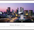 Atlanta, Georgia - Twilight Panorama College Wall Decor Dorm Essentials
