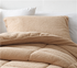 Plush Fluffy Brown Faux Fur Pillow Cover Decorative Pillow Case Neutral Dorm Bedding Essentials