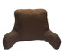 Microfiber Firm Campus Bedrest - Dark Brown Items