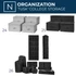 High School Graduation Gift Idea Essential College Bedding Package with Basic Dorm Bed Necessities